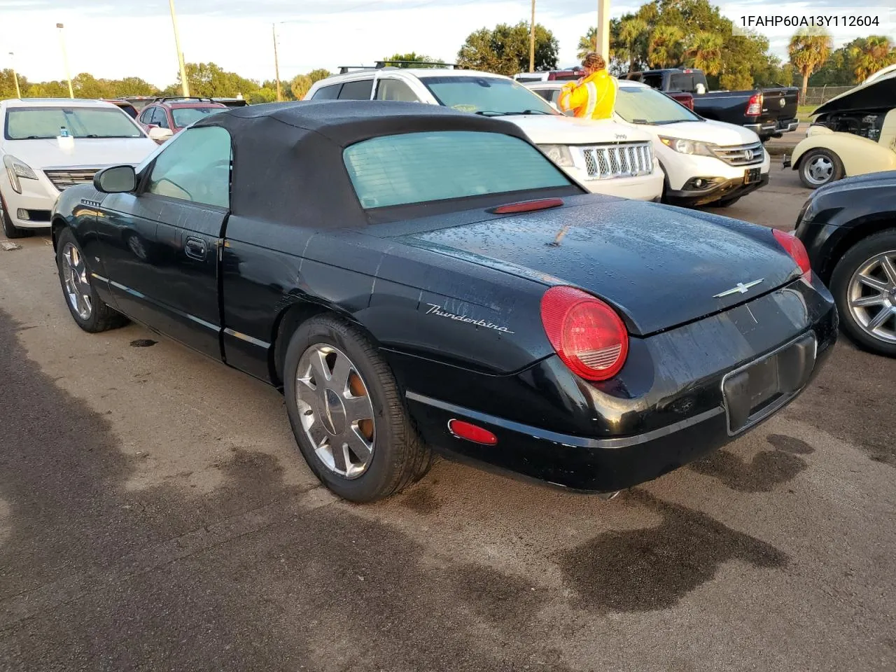 2003 Ford Thunderbird VIN: 1FAHP60A13Y112604 Lot: 74210484