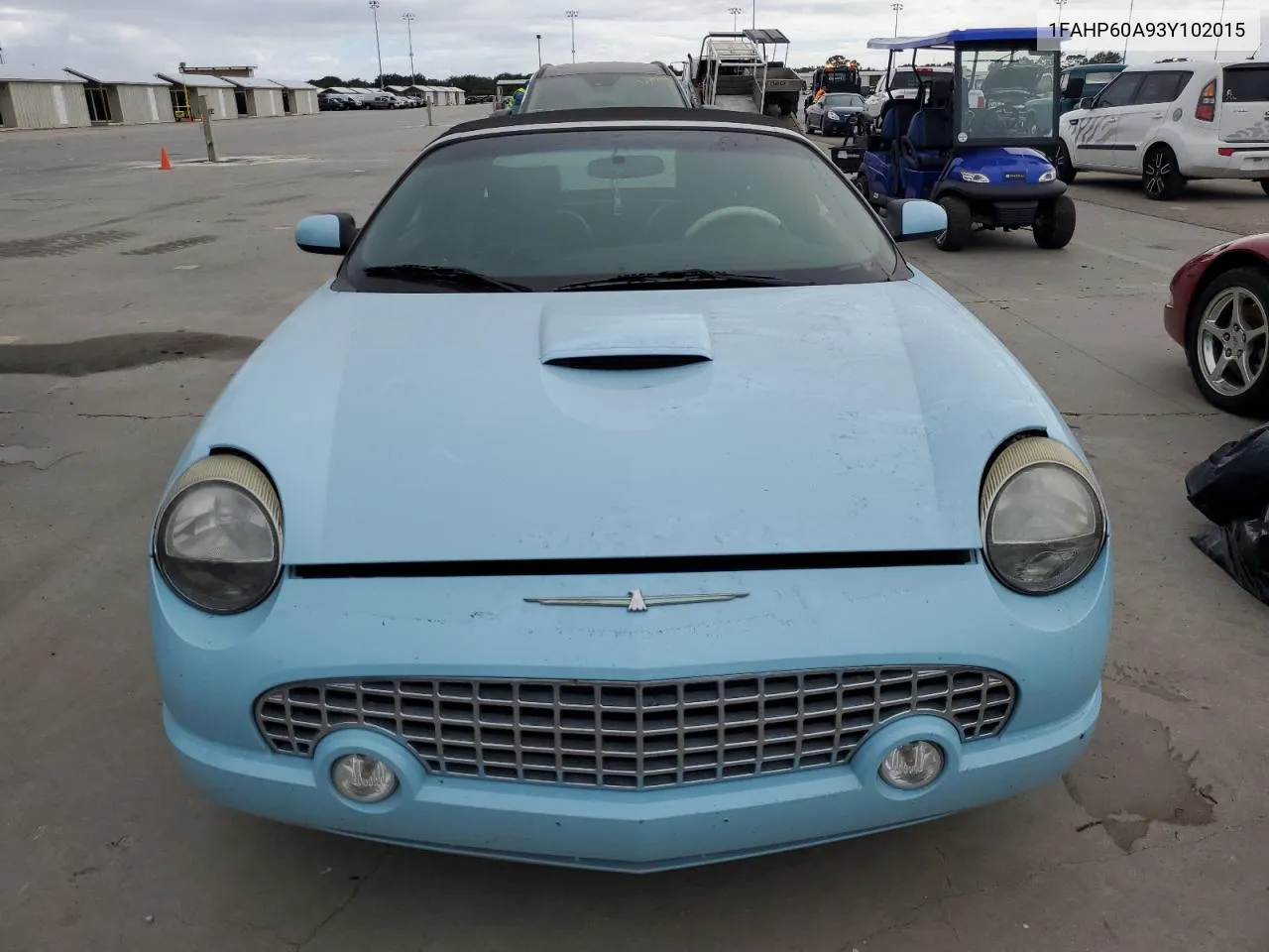 2003 Ford Thunderbird VIN: 1FAHP60A93Y102015 Lot: 75091754