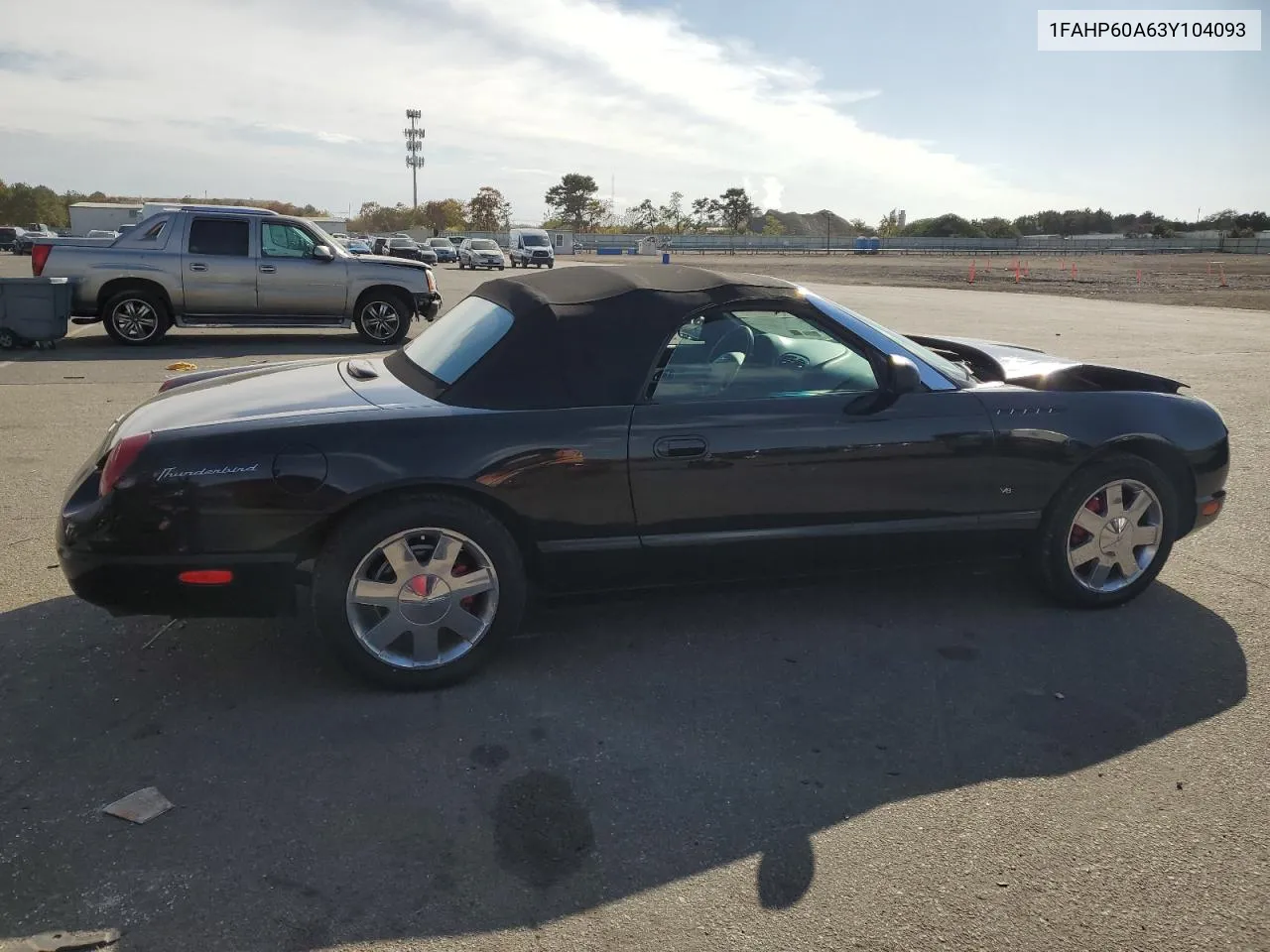 2003 Ford Thunderbird VIN: 1FAHP60A63Y104093 Lot: 76028744