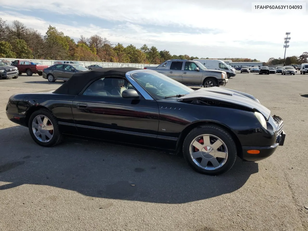 2003 Ford Thunderbird VIN: 1FAHP60A63Y104093 Lot: 76028744