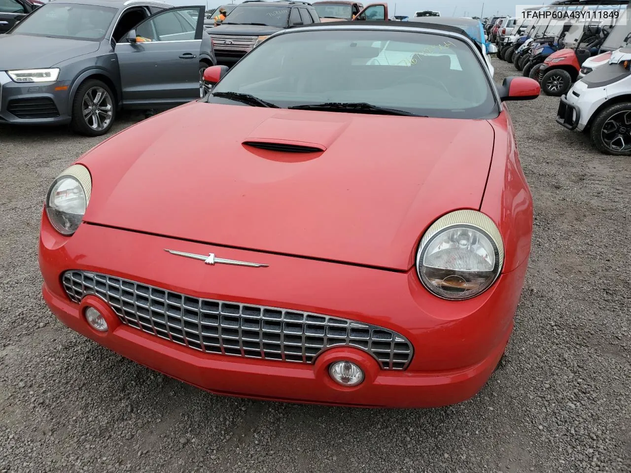 2003 Ford Thunderbird VIN: 1FAHP60A43Y111849 Lot: 76742564