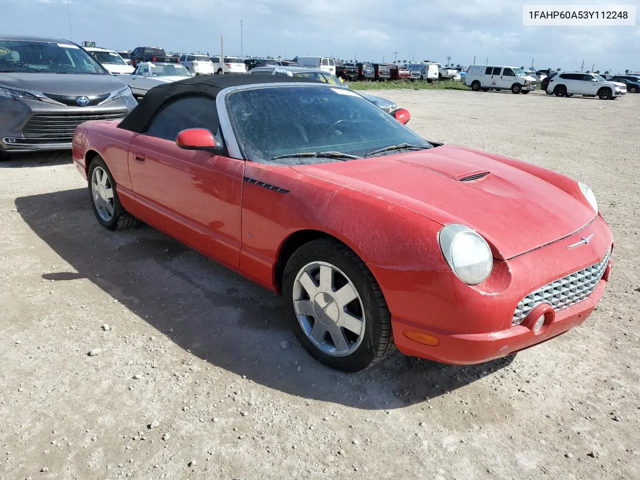 2003 Ford Thunderbird VIN: 1FAHP60A53Y112248 Lot: 76756604