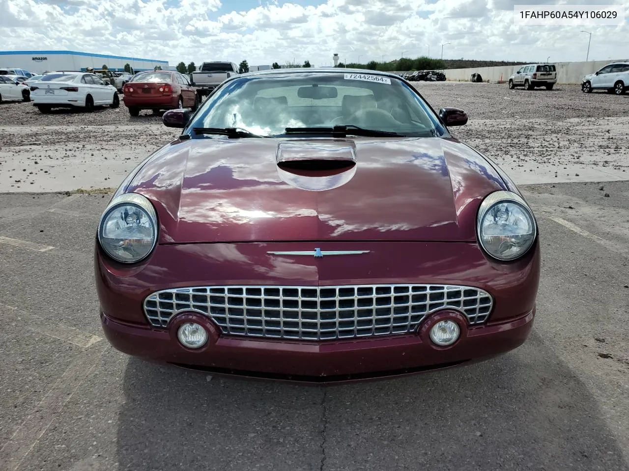 2004 Ford Thunderbird VIN: 1FAHP60A54Y106029 Lot: 72442564