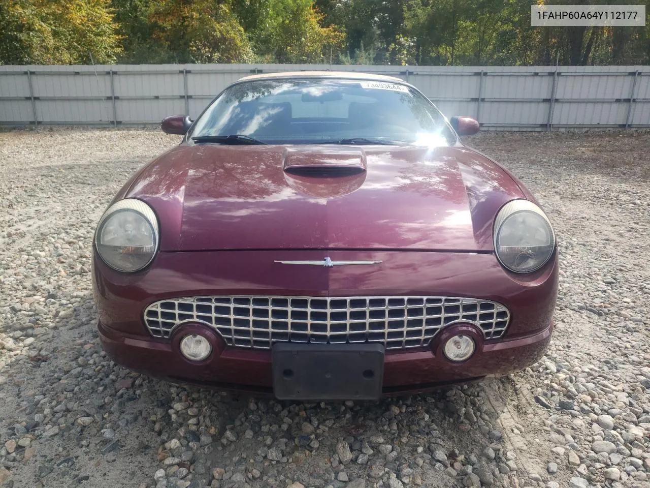 2004 Ford Thunderbird VIN: 1FAHP60A64Y112177 Lot: 73493644