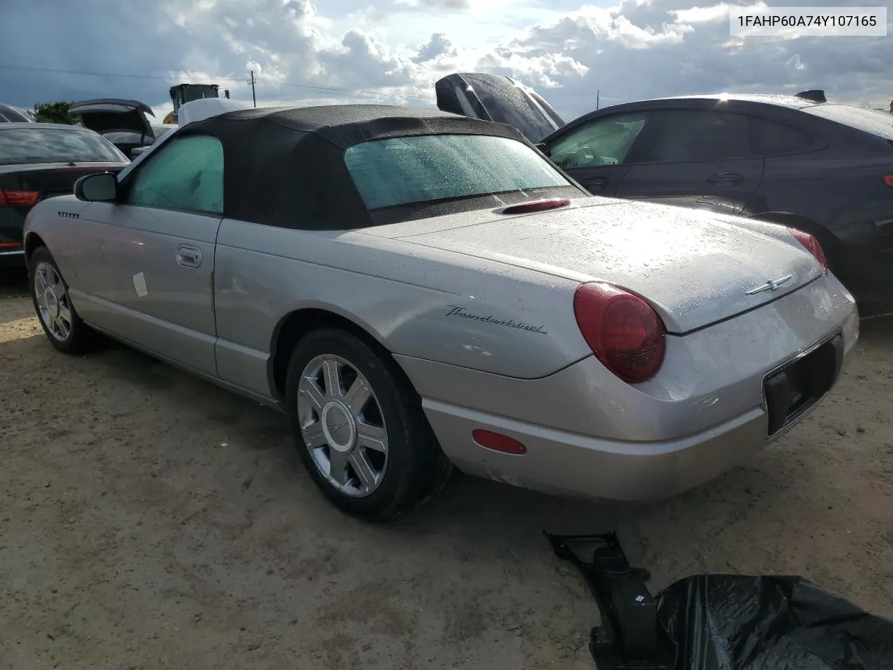 2004 Ford Thunderbird VIN: 1FAHP60A74Y107165 Lot: 74253104