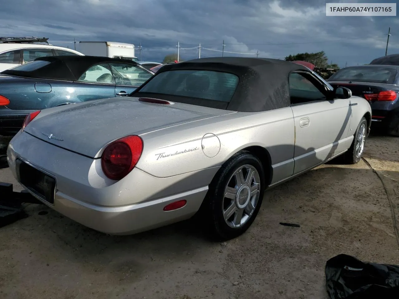 2004 Ford Thunderbird VIN: 1FAHP60A74Y107165 Lot: 74253104