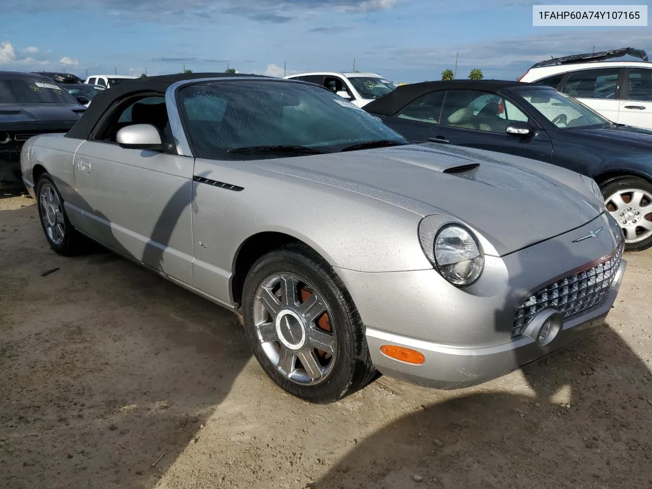 2004 Ford Thunderbird VIN: 1FAHP60A74Y107165 Lot: 74253104