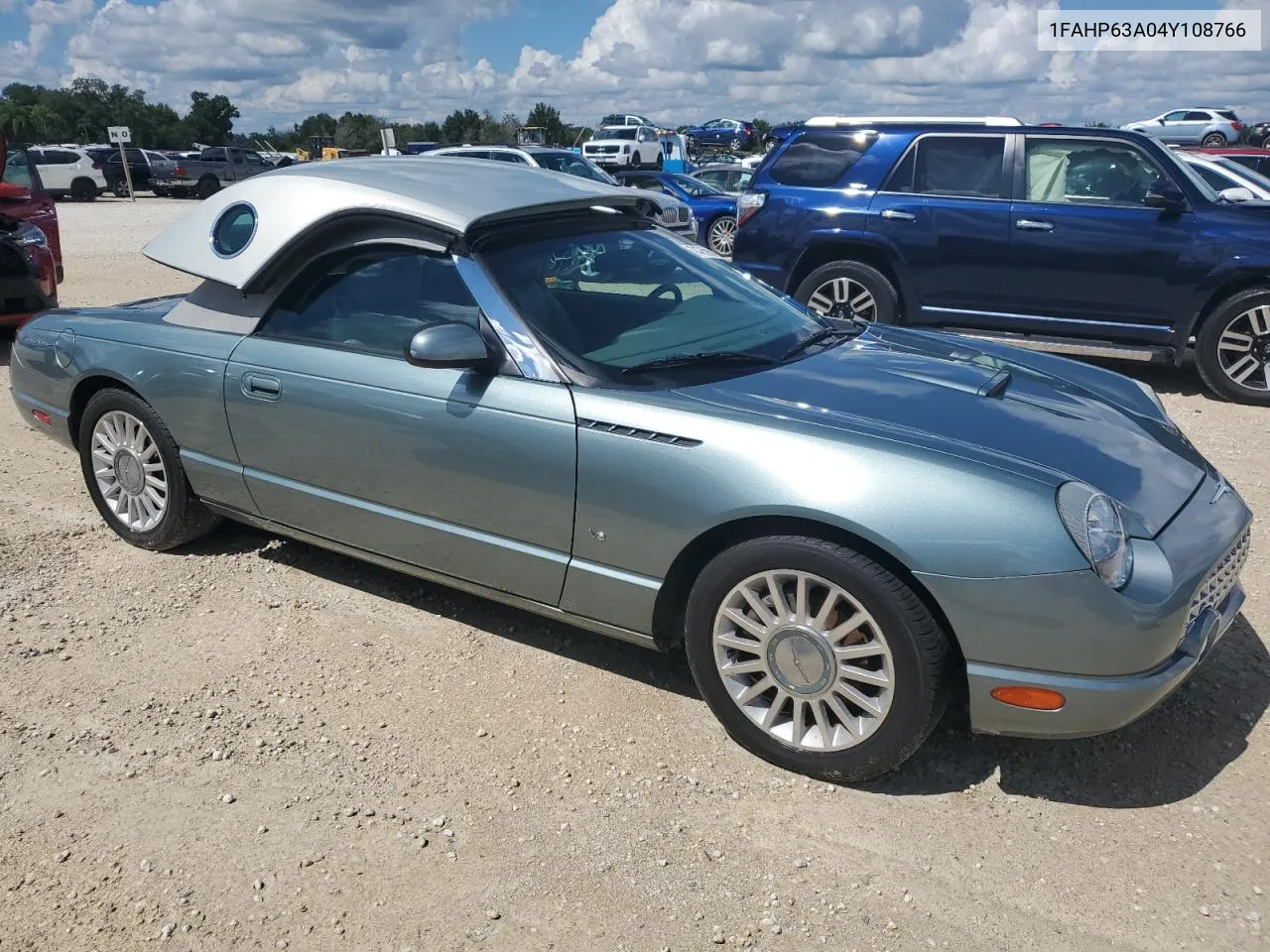 2004 Ford Thunderbird Pacific Coast VIN: 1FAHP63A04Y108766 Lot: 74766964