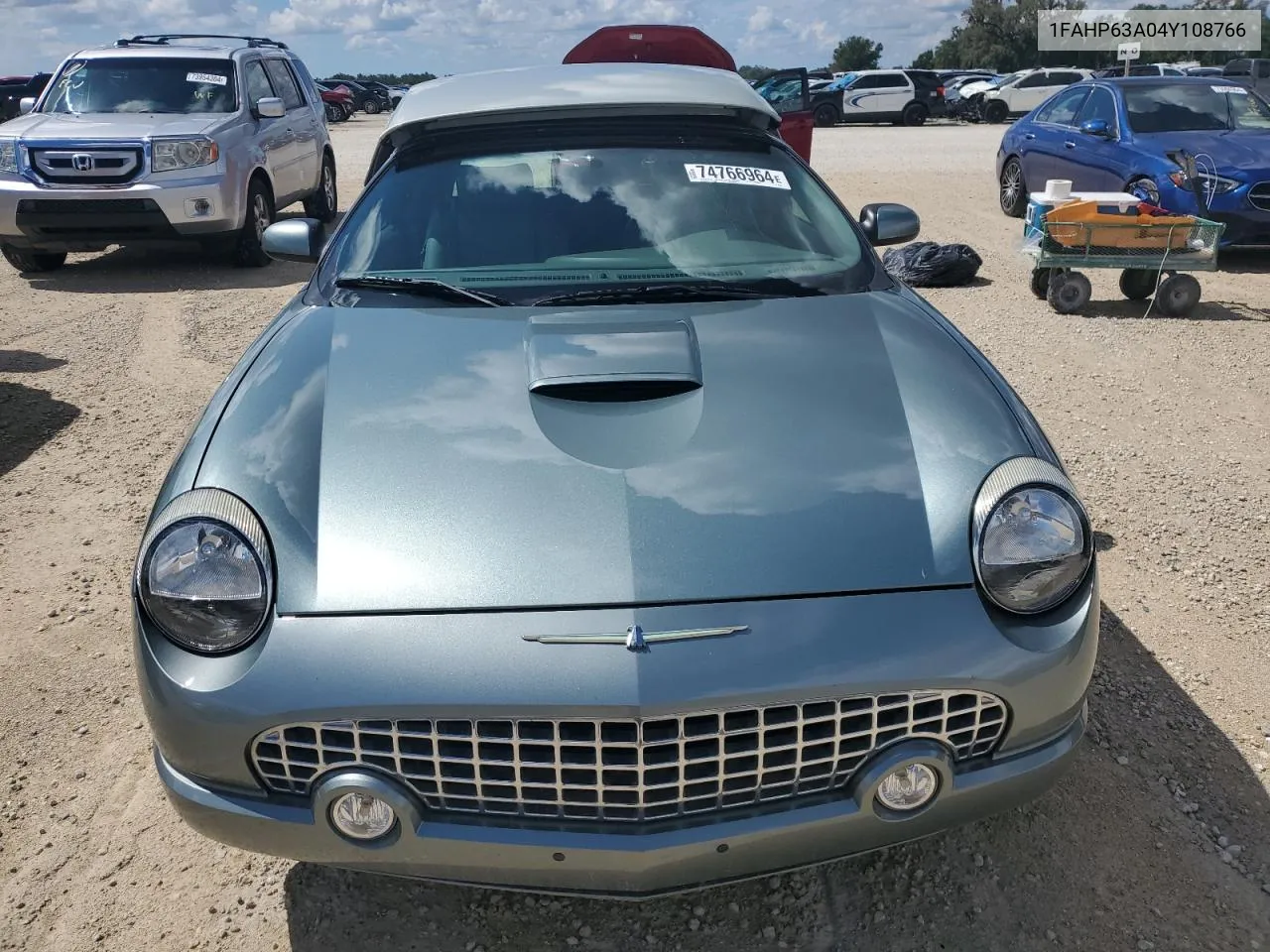 2004 Ford Thunderbird Pacific Coast VIN: 1FAHP63A04Y108766 Lot: 74766964