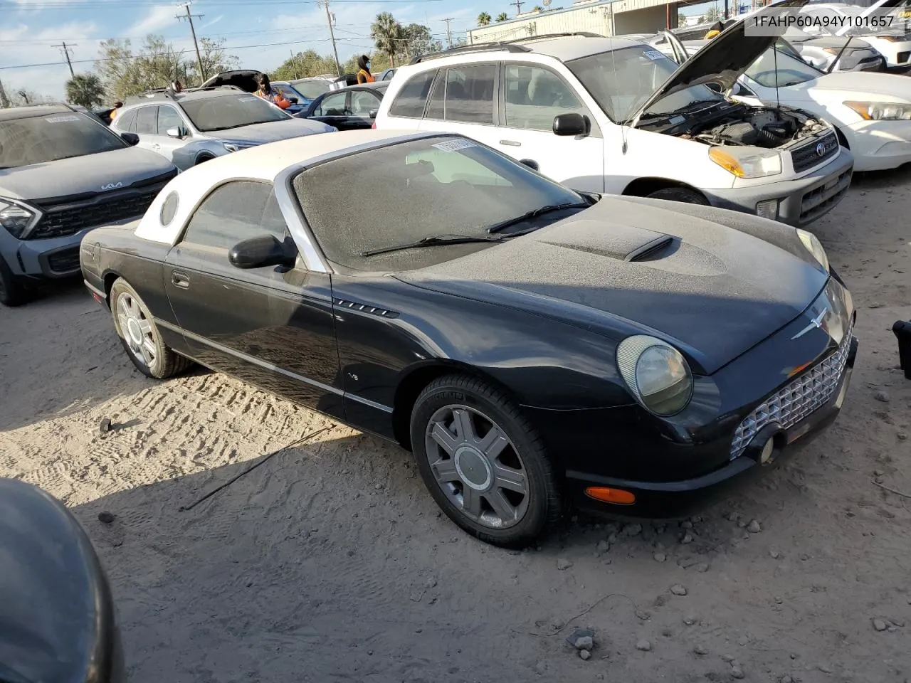 2004 Ford Thunderbird VIN: 1FAHP60A94Y101657 Lot: 75087894