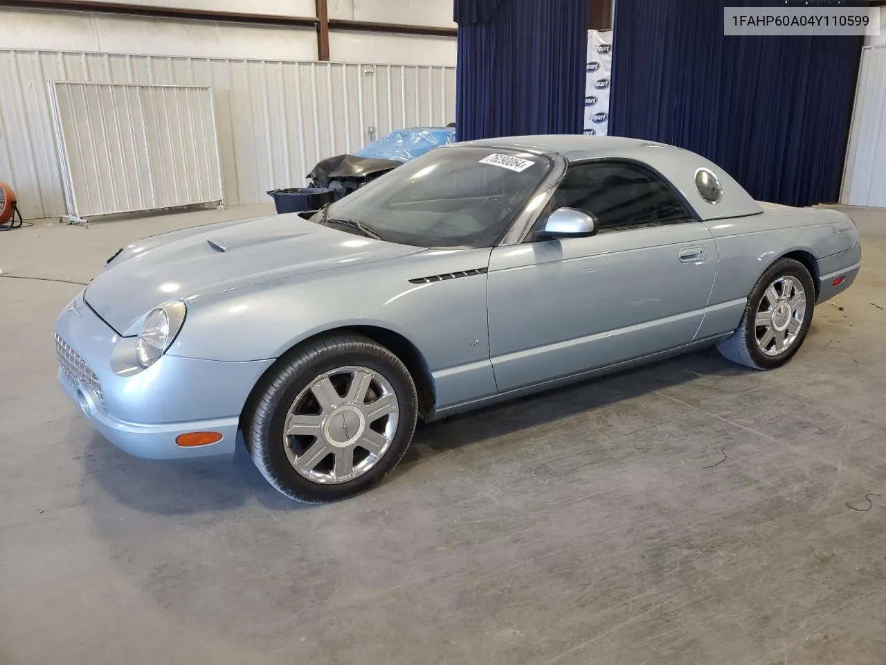 2004 Ford Thunderbird VIN: 1FAHP60A04Y110599 Lot: 76290064