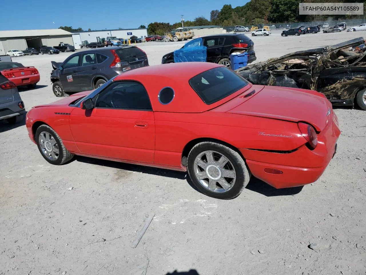 2004 Ford Thunderbird VIN: 1FAHP60A54Y105589 Lot: 76774644