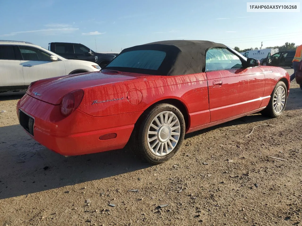 2005 Ford Thunderbird VIN: 1FAHP60AX5Y106268 Lot: 74180834