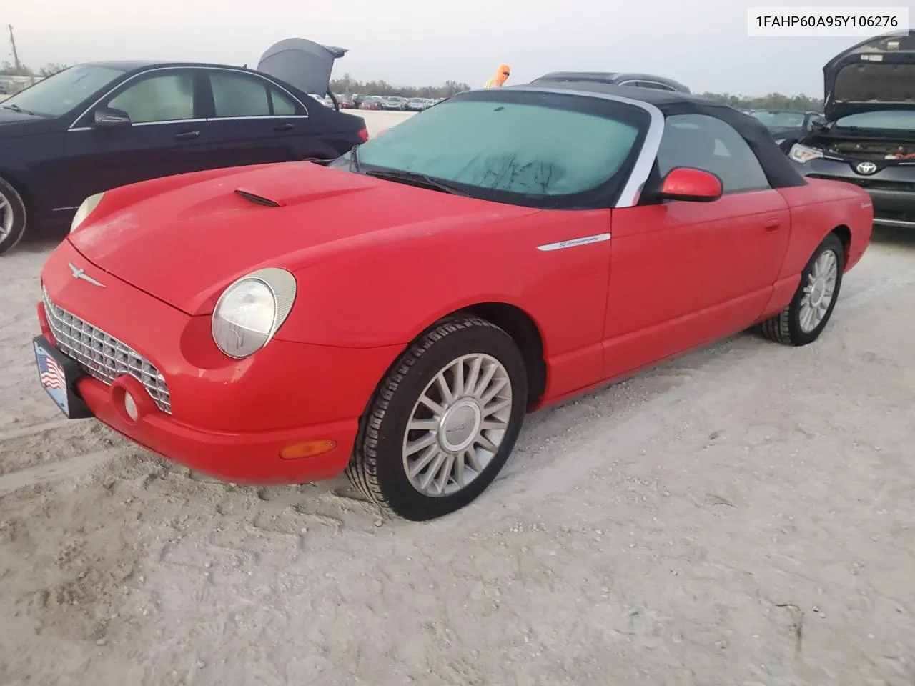 2005 Ford Thunderbird VIN: 1FAHP60A95Y106276 Lot: 75652914