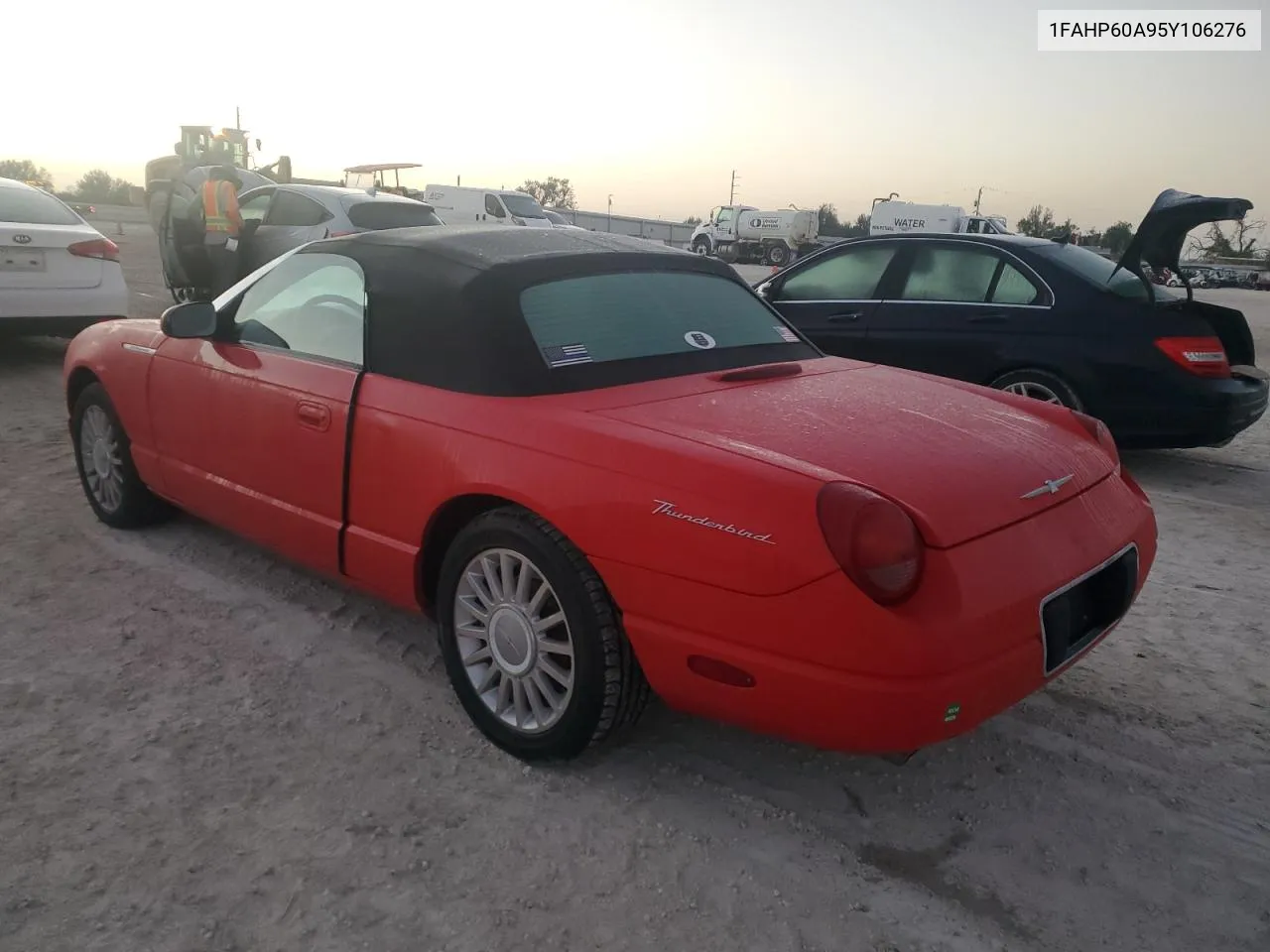 2005 Ford Thunderbird VIN: 1FAHP60A95Y106276 Lot: 75652914