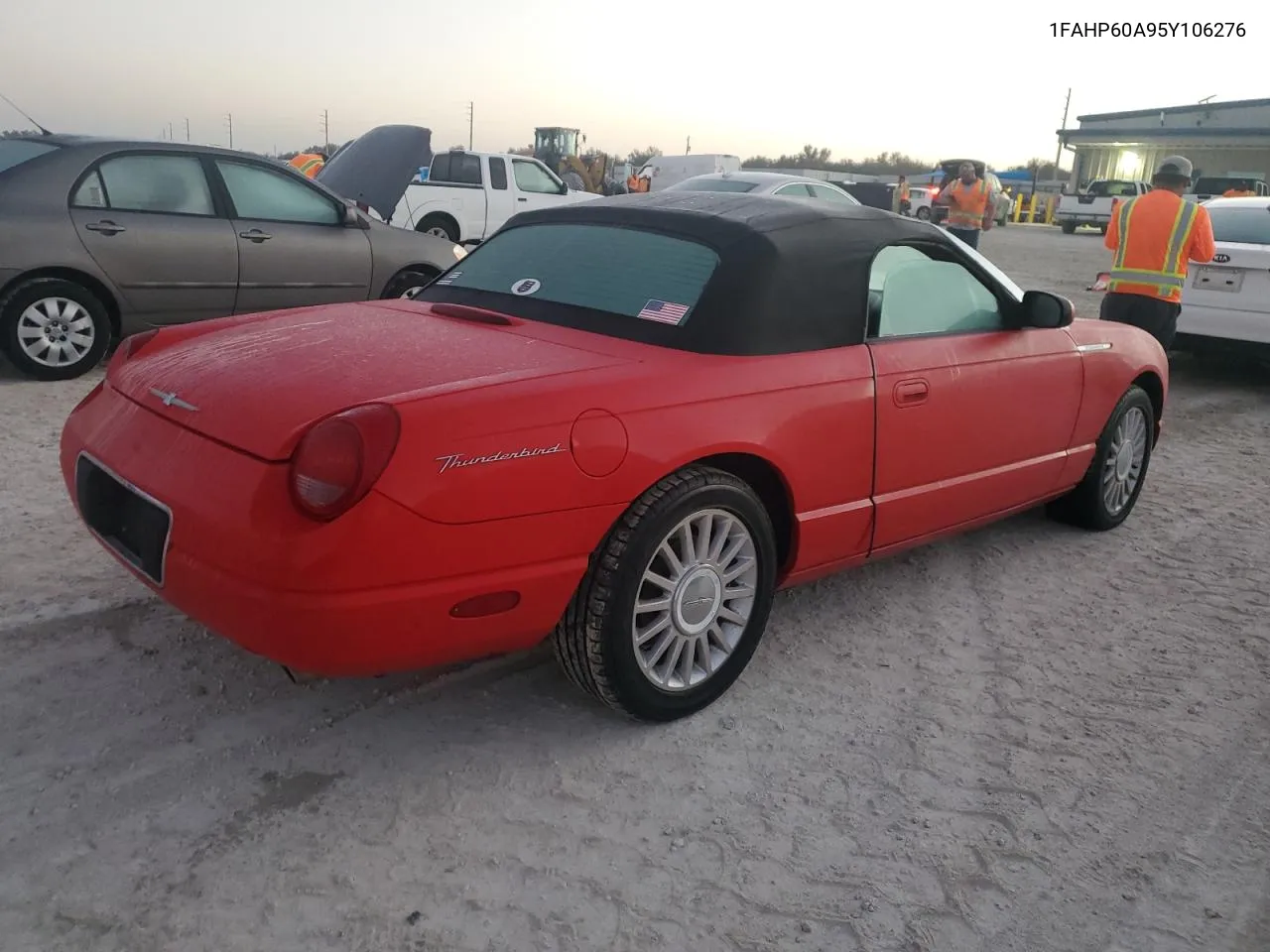 2005 Ford Thunderbird VIN: 1FAHP60A95Y106276 Lot: 75652914