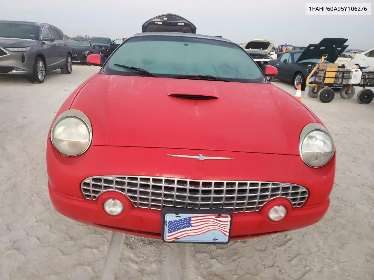 2005 Ford Thunderbird VIN: 1FAHP60A95Y106276 Lot: 75652914