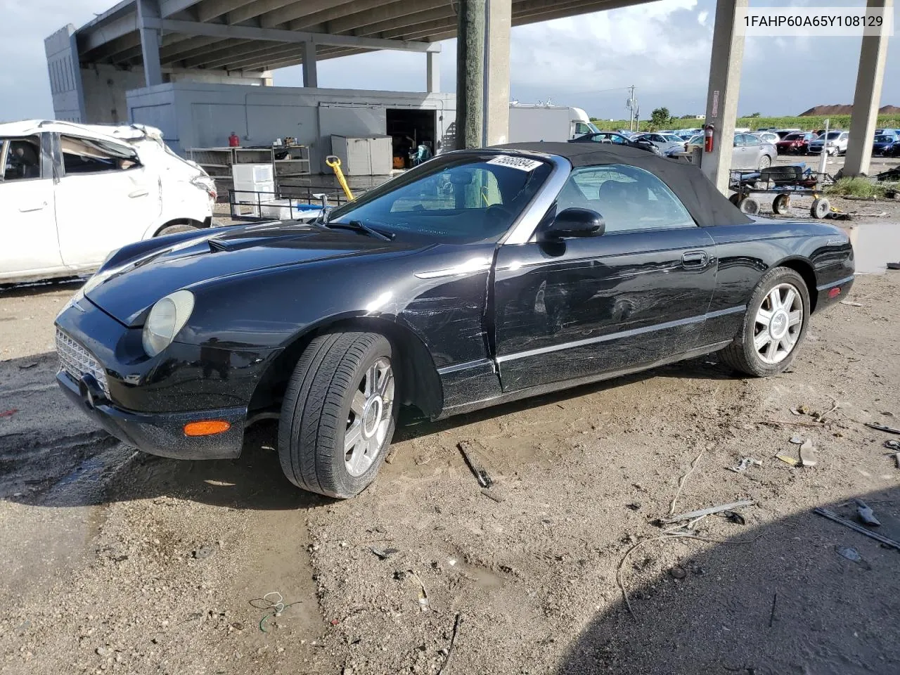 2005 Ford Thunderbird VIN: 1FAHP60A65Y108129 Lot: 75660894