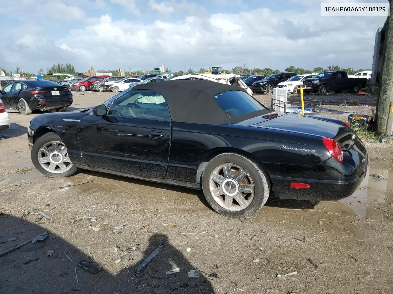 2005 Ford Thunderbird VIN: 1FAHP60A65Y108129 Lot: 75660894