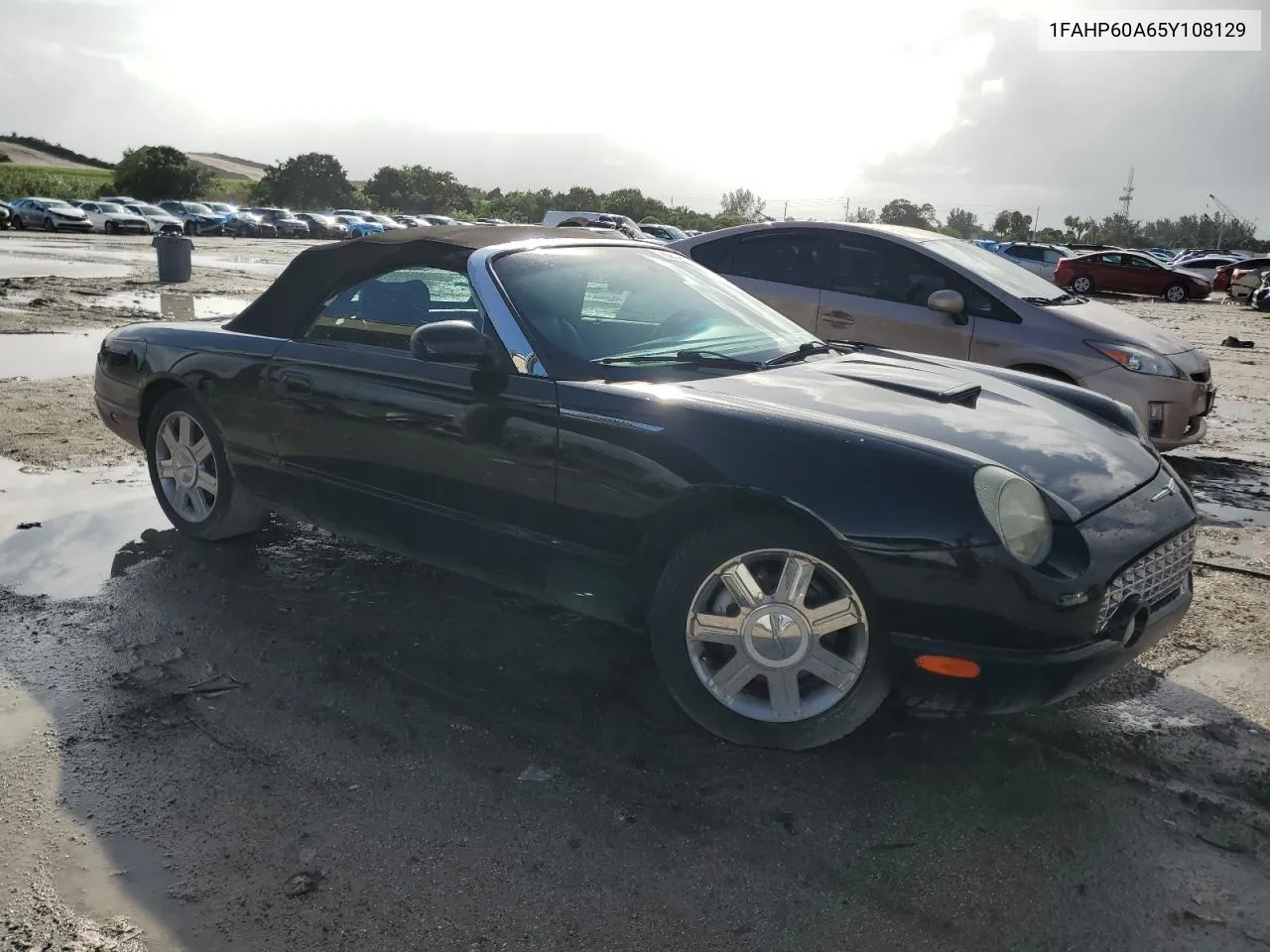 2005 Ford Thunderbird VIN: 1FAHP60A65Y108129 Lot: 75660894