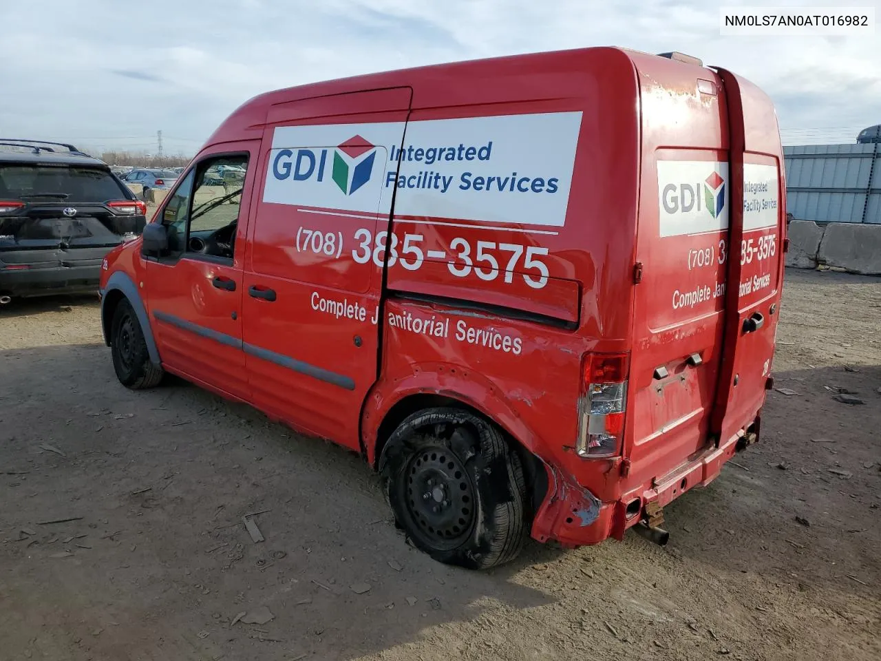 2010 Ford Transit Connect Xl VIN: NM0LS7AN0AT016982 Lot: 45358574