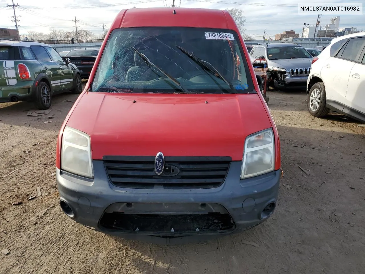 2010 Ford Transit Connect Xl VIN: NM0LS7AN0AT016982 Lot: 45358574