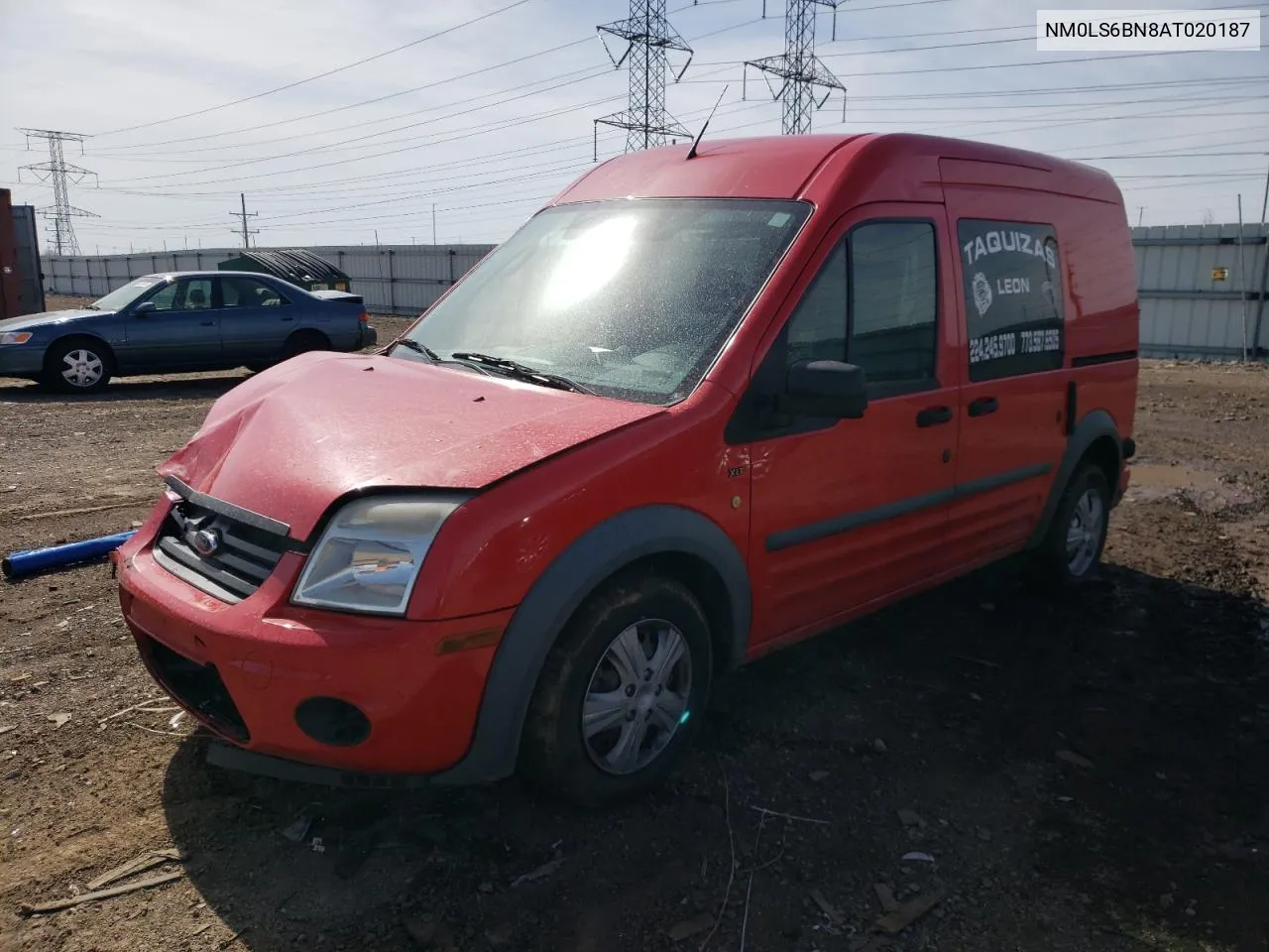 2010 Ford Transit Connect Xlt VIN: NM0LS6BN8AT020187 Lot: 46571524