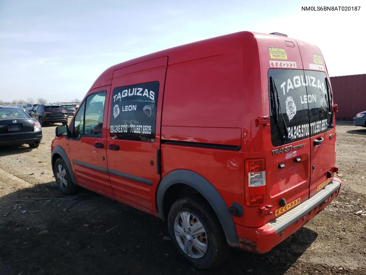 2010 Ford Transit Connect Xlt VIN: NM0LS6BN8AT020187 Lot: 46571524