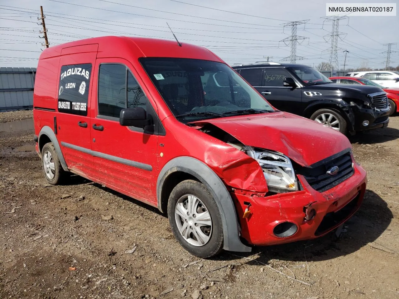 2010 Ford Transit Connect Xlt VIN: NM0LS6BN8AT020187 Lot: 46571524