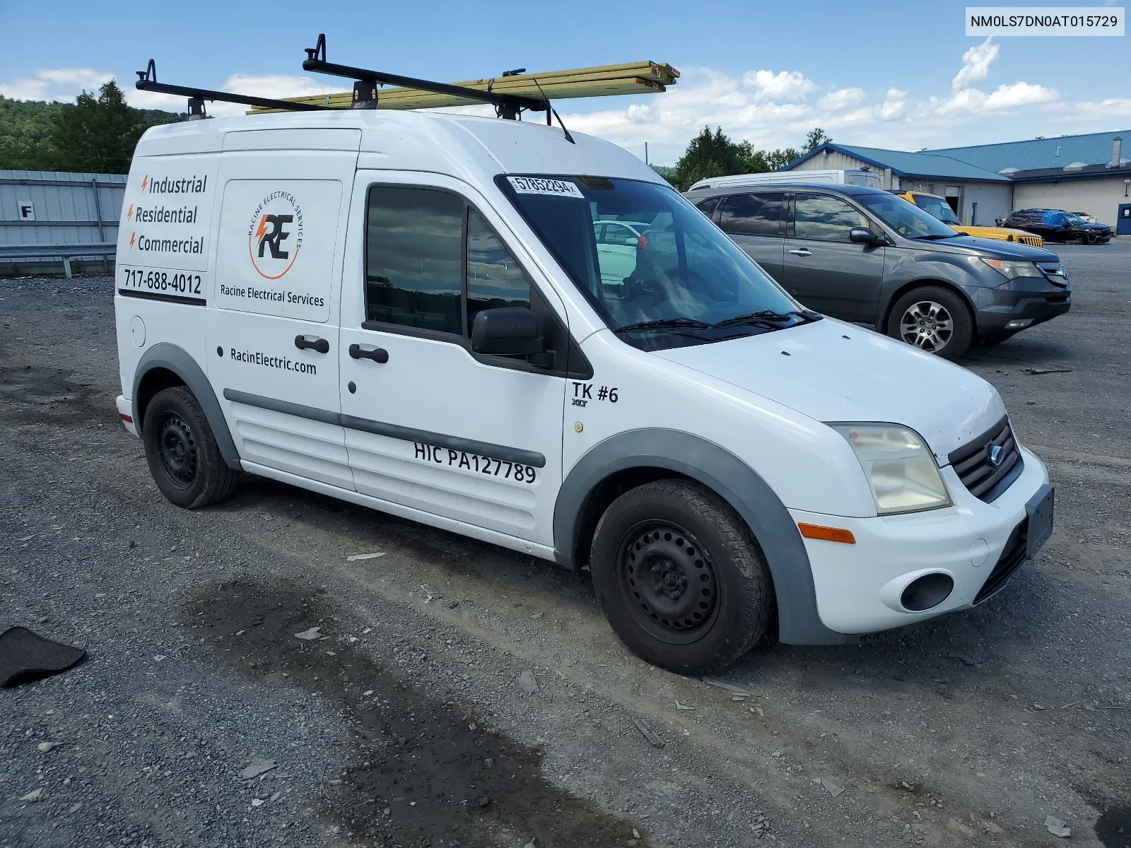 2010 Ford Transit Connect Xlt VIN: NM0LS7DN0AT015729 Lot: 57852294