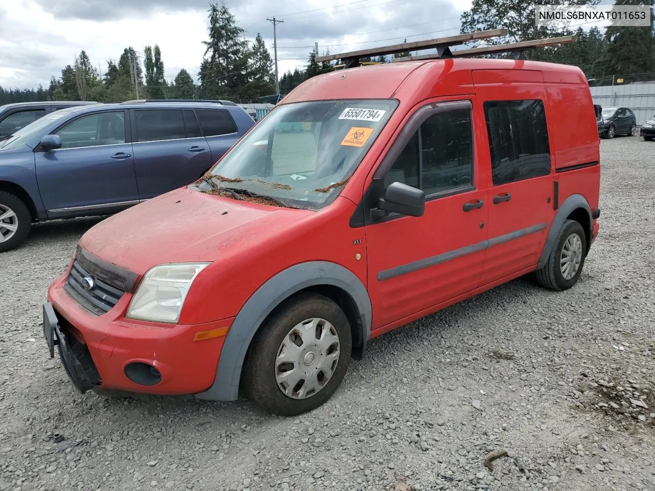 2010 Ford Transit Connect Xlt VIN: NM0LS6BNXAT011653 Lot: 65501794