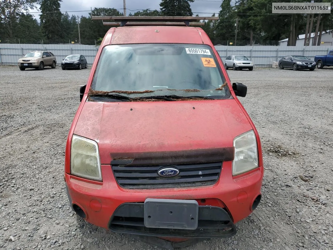 2010 Ford Transit Connect Xlt VIN: NM0LS6BNXAT011653 Lot: 65501794