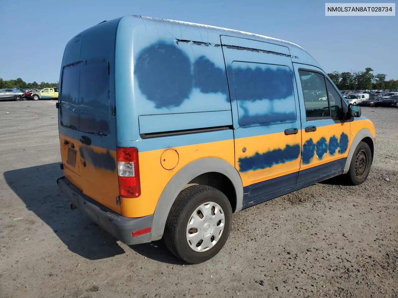 2010 Ford Transit Connect Xl VIN: NM0LS7AN8AT028734 Lot: 68330674