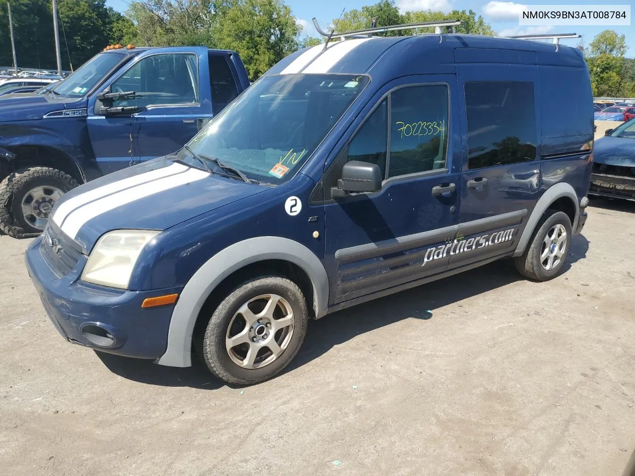 2010 Ford Transit Connect Xlt VIN: NM0KS9BN3AT008784 Lot: 70223334