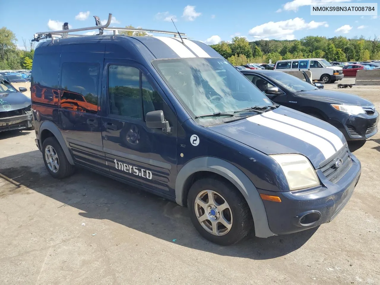 2010 Ford Transit Connect Xlt VIN: NM0KS9BN3AT008784 Lot: 70223334