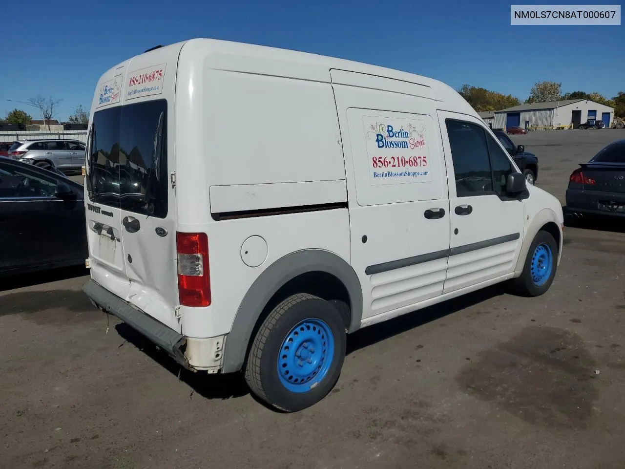 2010 Ford Transit Connect Xl VIN: NM0LS7CN8AT000607 Lot: 74937644