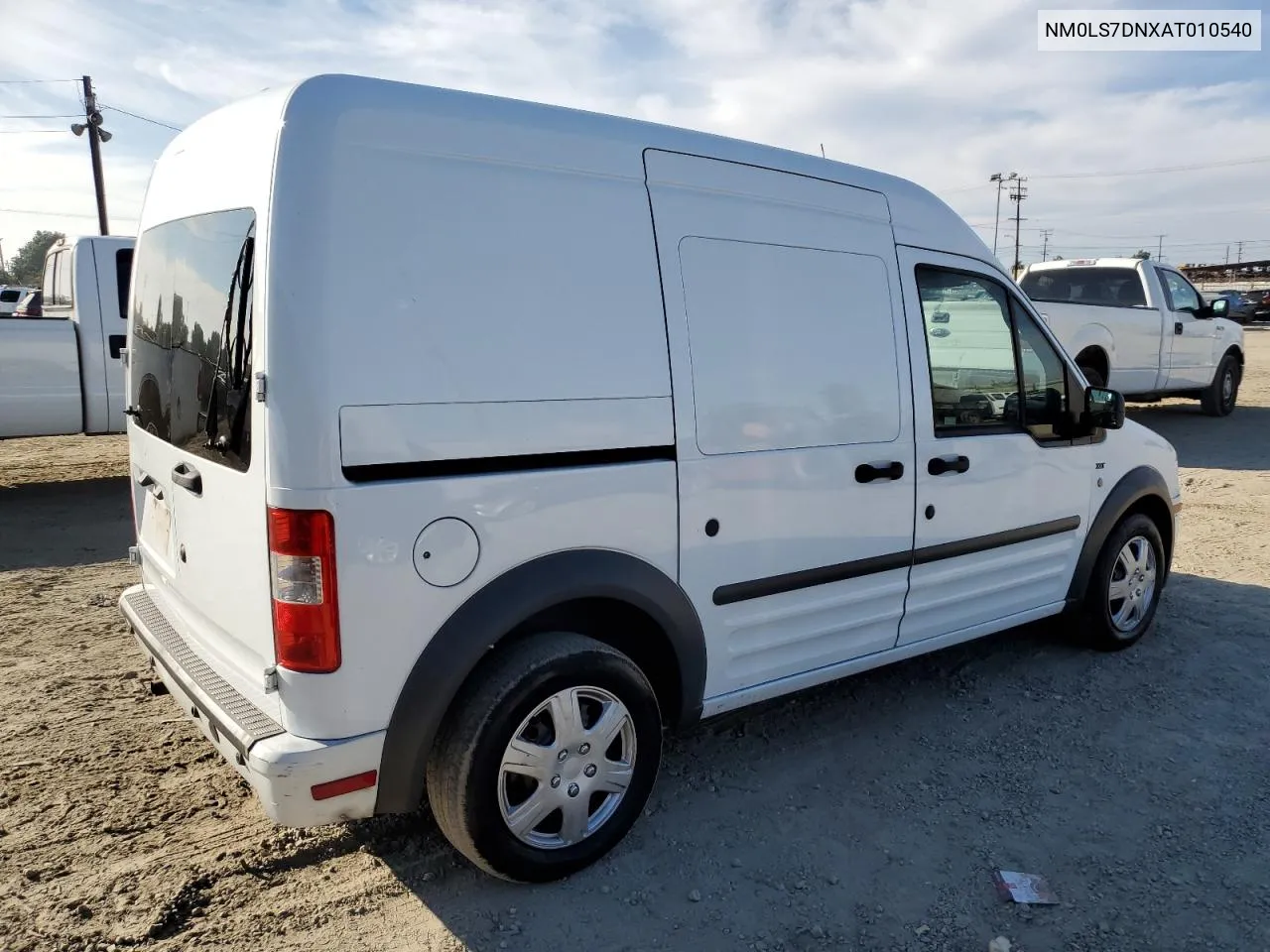 2010 Ford Transit Connect Xlt VIN: NM0LS7DNXAT010540 Lot: 75488924