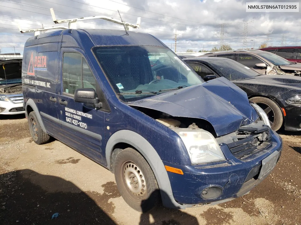 2010 Ford Transit Connect Xlt VIN: NM0LS7BN6AT012935 Lot: 75675004