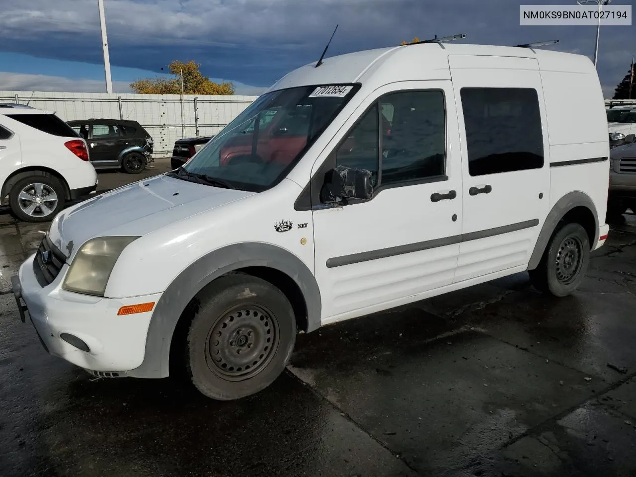 2010 Ford Transit Connect Xlt VIN: NM0KS9BN0AT027194 Lot: 77012654