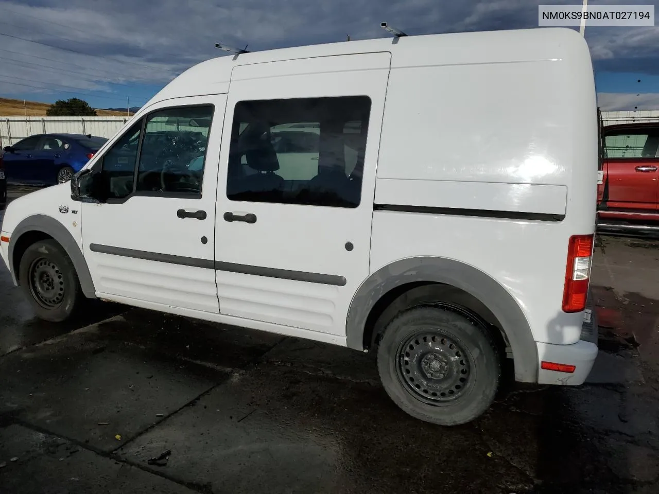 2010 Ford Transit Connect Xlt VIN: NM0KS9BN0AT027194 Lot: 77012654