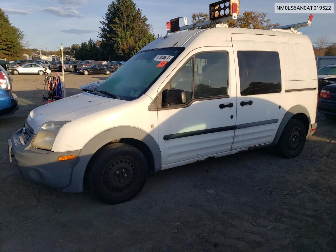 2010 Ford Transit Connect Xl VIN: NM0LS6AN0AT019522 Lot: 77184674