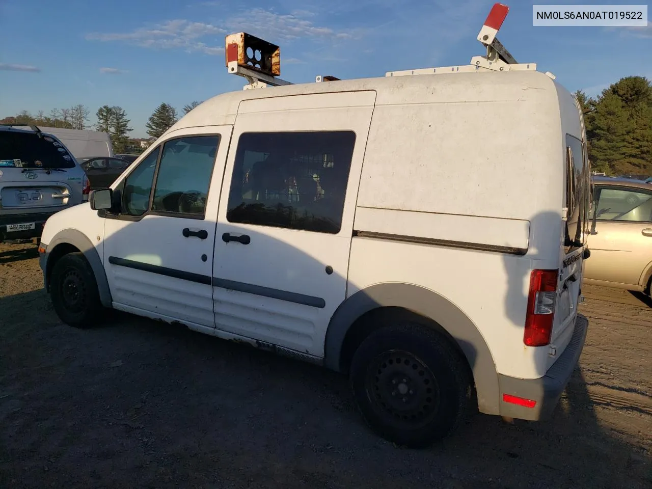 2010 Ford Transit Connect Xl VIN: NM0LS6AN0AT019522 Lot: 77184674