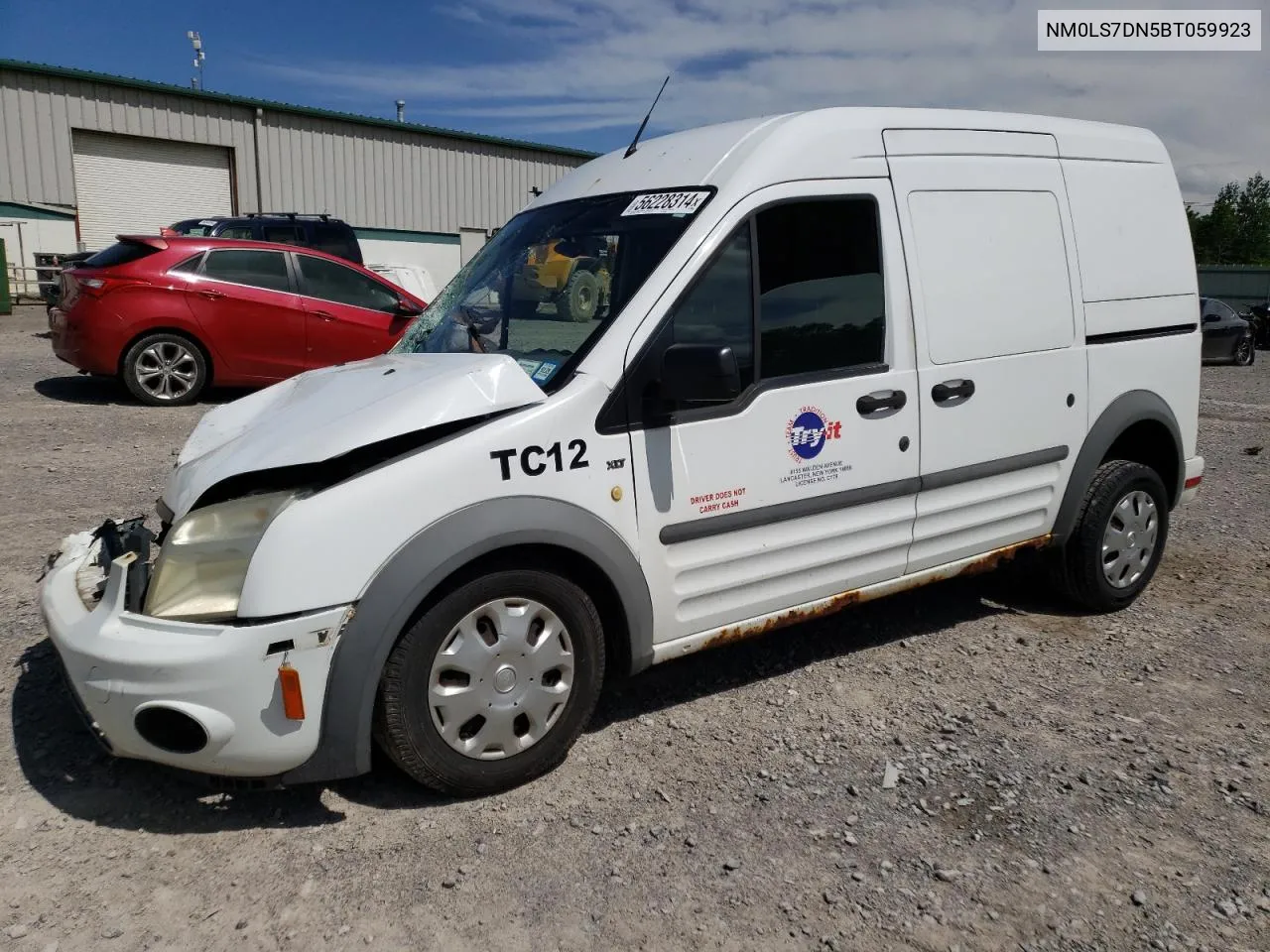 2011 Ford Transit Connect Xlt VIN: NM0LS7DN5BT059923 Lot: 56228314