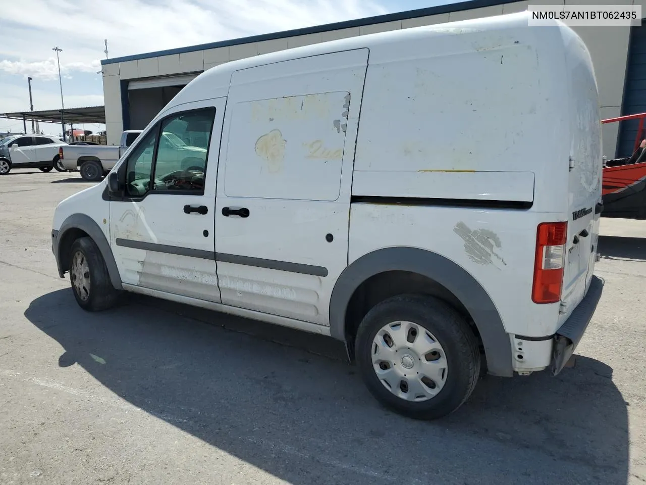 2011 Ford Transit Connect Xl VIN: NM0LS7AN1BT062435 Lot: 64233374