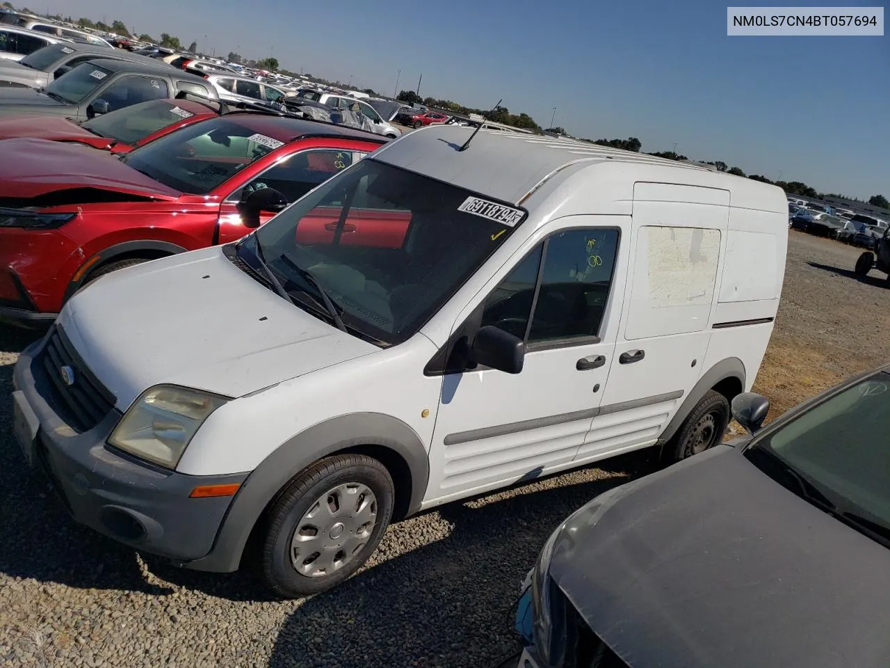 2011 Ford Transit Connect Xl VIN: NM0LS7CN4BT057694 Lot: 69118794