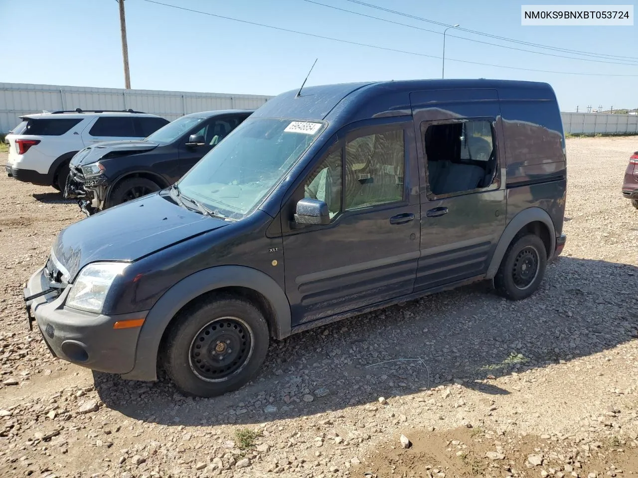 2011 Ford Transit Connect Xlt VIN: NM0KS9BNXBT053724 Lot: 69646854