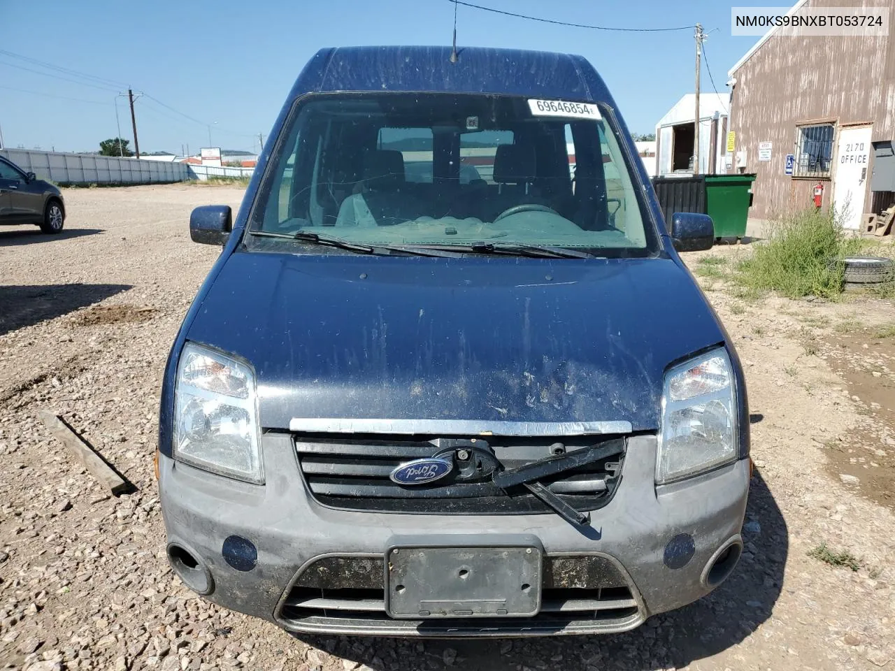 2011 Ford Transit Connect Xlt VIN: NM0KS9BNXBT053724 Lot: 69646854