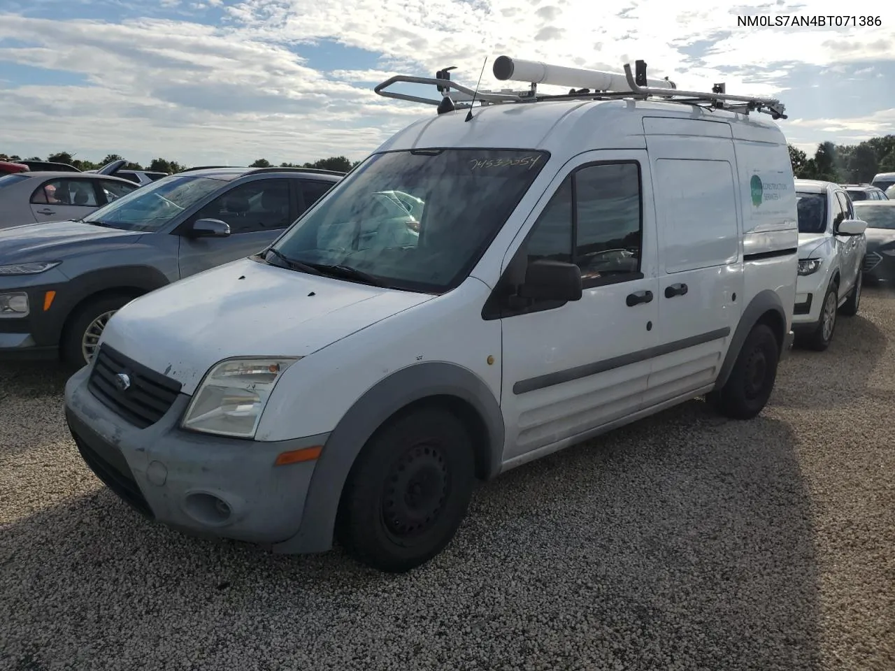 2011 Ford Transit Connect Xl VIN: NM0LS7AN4BT071386 Lot: 74533054