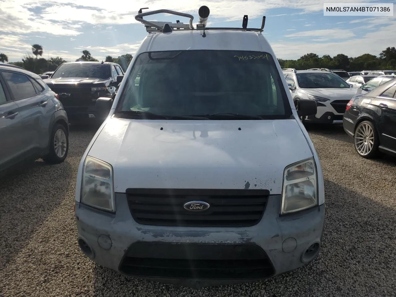 2011 Ford Transit Connect Xl VIN: NM0LS7AN4BT071386 Lot: 74533054