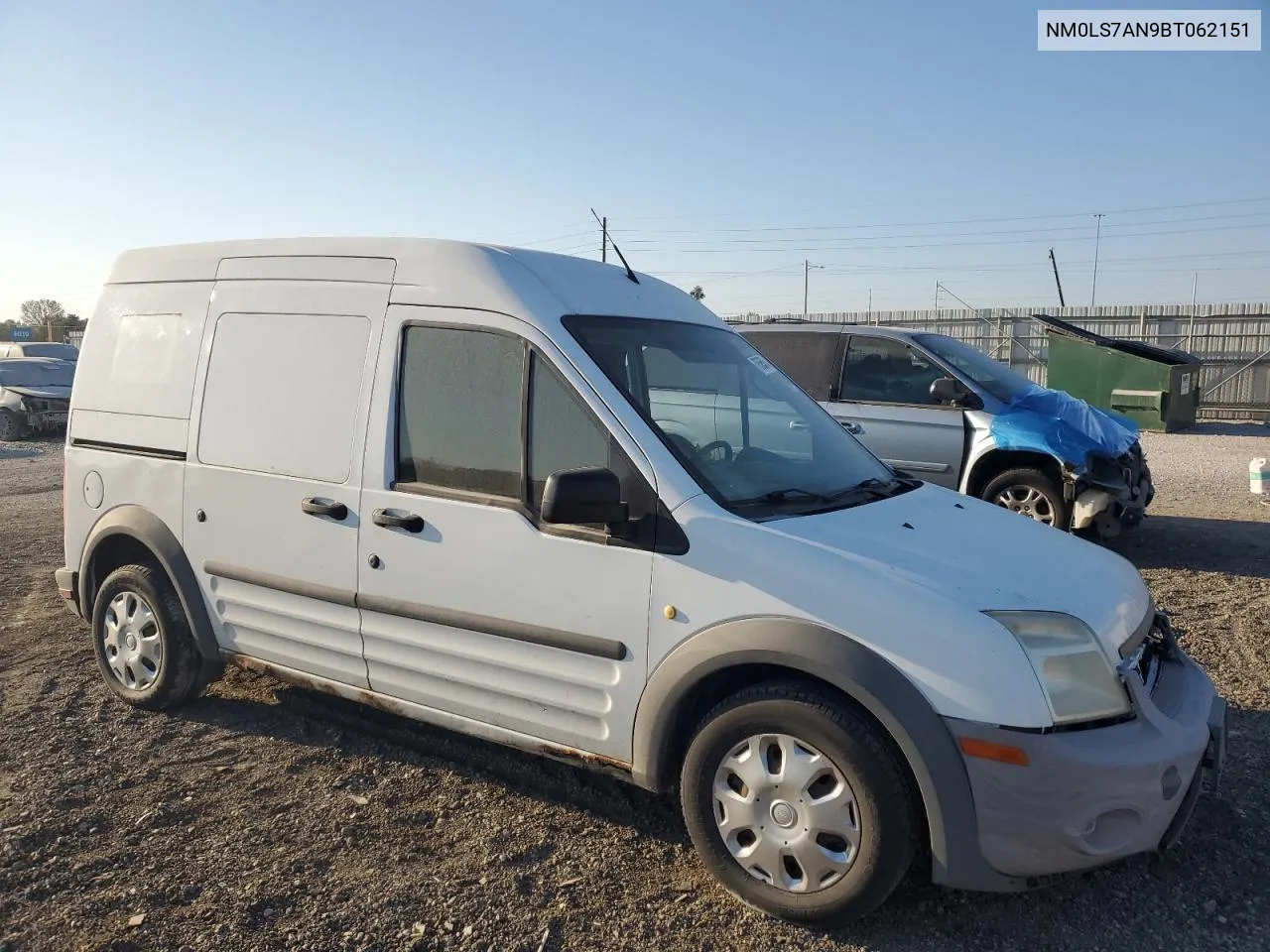 2011 Ford Transit Connect Xl VIN: NM0LS7AN9BT062151 Lot: 76565854